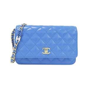 CHANEL Blue Wallet